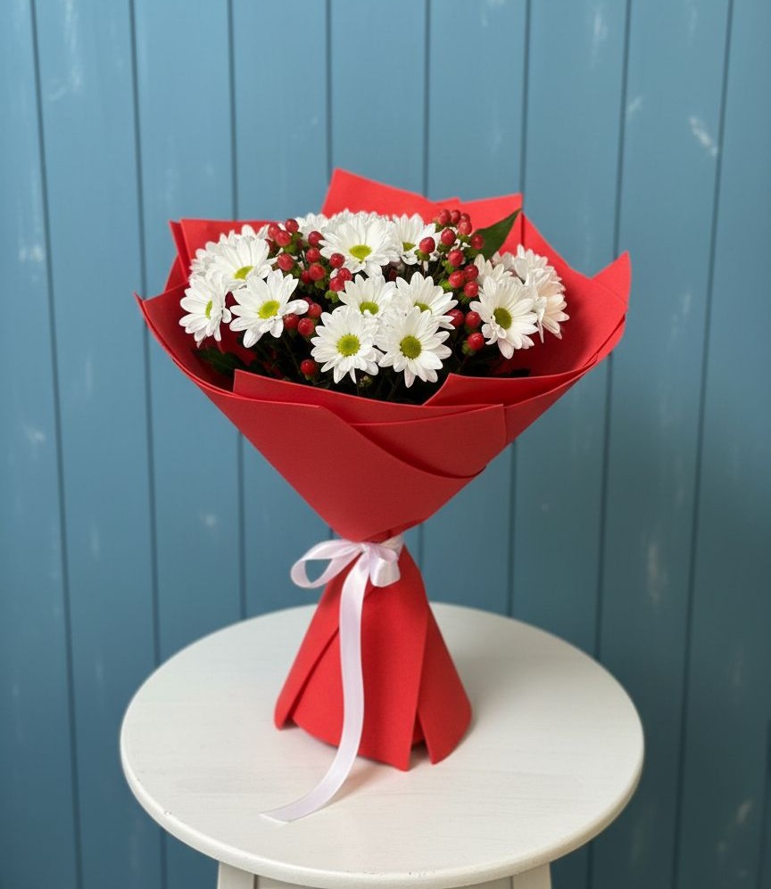 Букет цветов из: Хризантемы в Иноземка