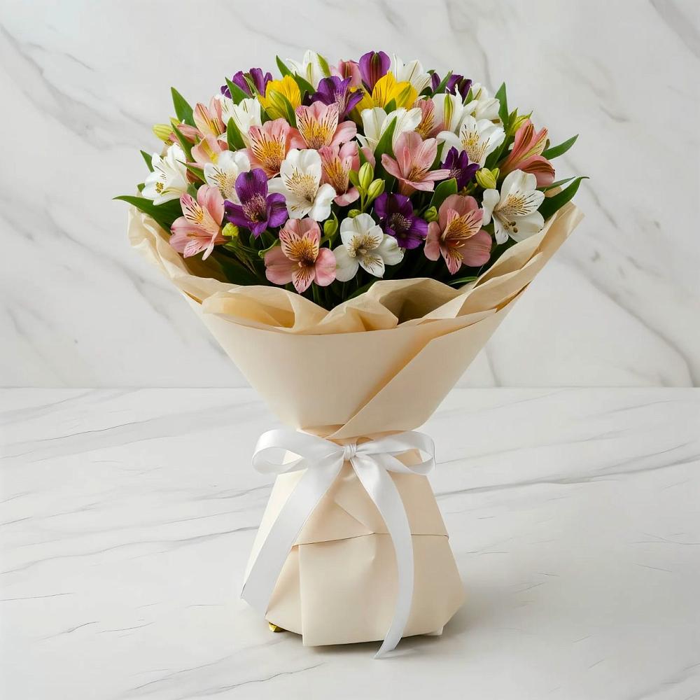 Букет цветов из: Альстромерии в Иноземка