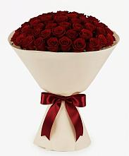 Букет 101 Бордовая роза Блэк Бакарра в Иноземка
