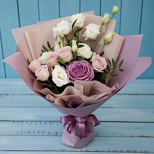 Букет цветов из:  Розы и Лизиантусы в Иноземка