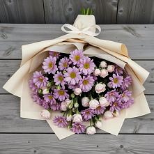 Букет цветов из:  Розы и Хризантемы в Иноземка