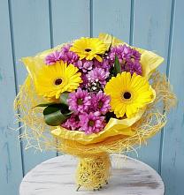 Букет цветов из:  Хризантемы и Герберы в Иноземка
