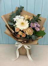 Букет цветов из:  Герберы и Хризантемы в Иноземка