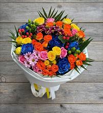 Букет цветов из:  Розы и Хризантемы в Иноземка