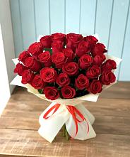 Букет 29 Красных роз #REPLACE_PRED# Иноземка