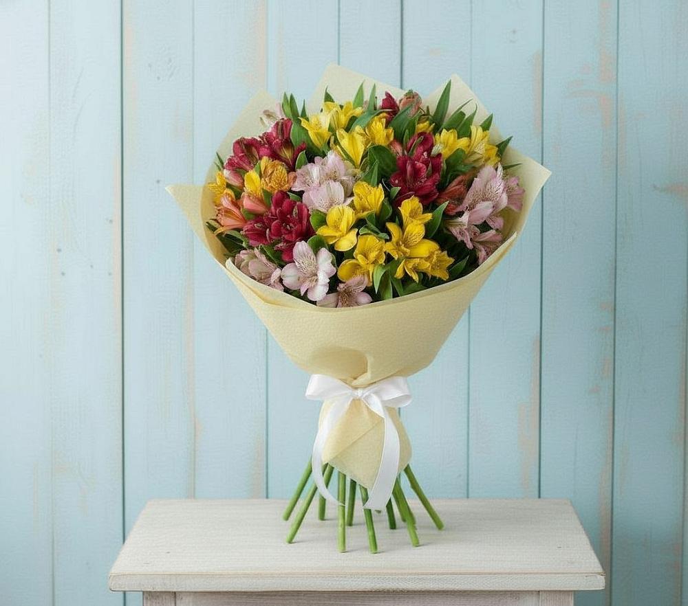 Букет цветов из: Альстромерии в Иноземка