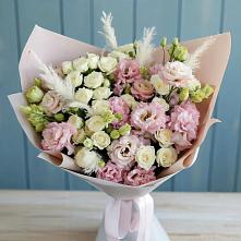 Букет цветов из:  Альстромерии и Розы в Иноземка